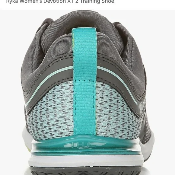 Ryka Devotion TX Training Shoes gray & teal NWOB - Picture 5 of 9
